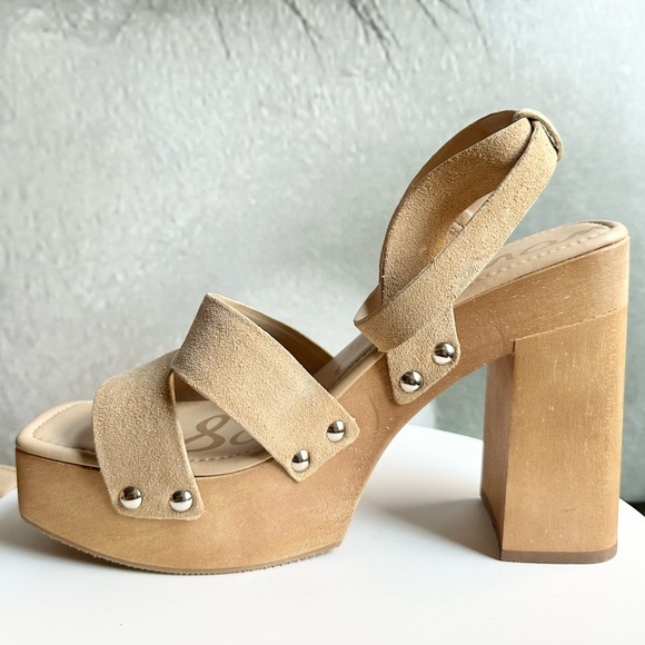 🌸 SAM EDELMAN 🌸 Rosalind Strappy Platform Sandals Size:9 - Picture 5 of 13